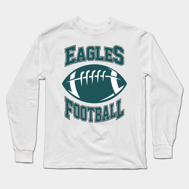 Philadelphia Eagles Football Club Long Sleeve T-Shirt by Cemploex_Art